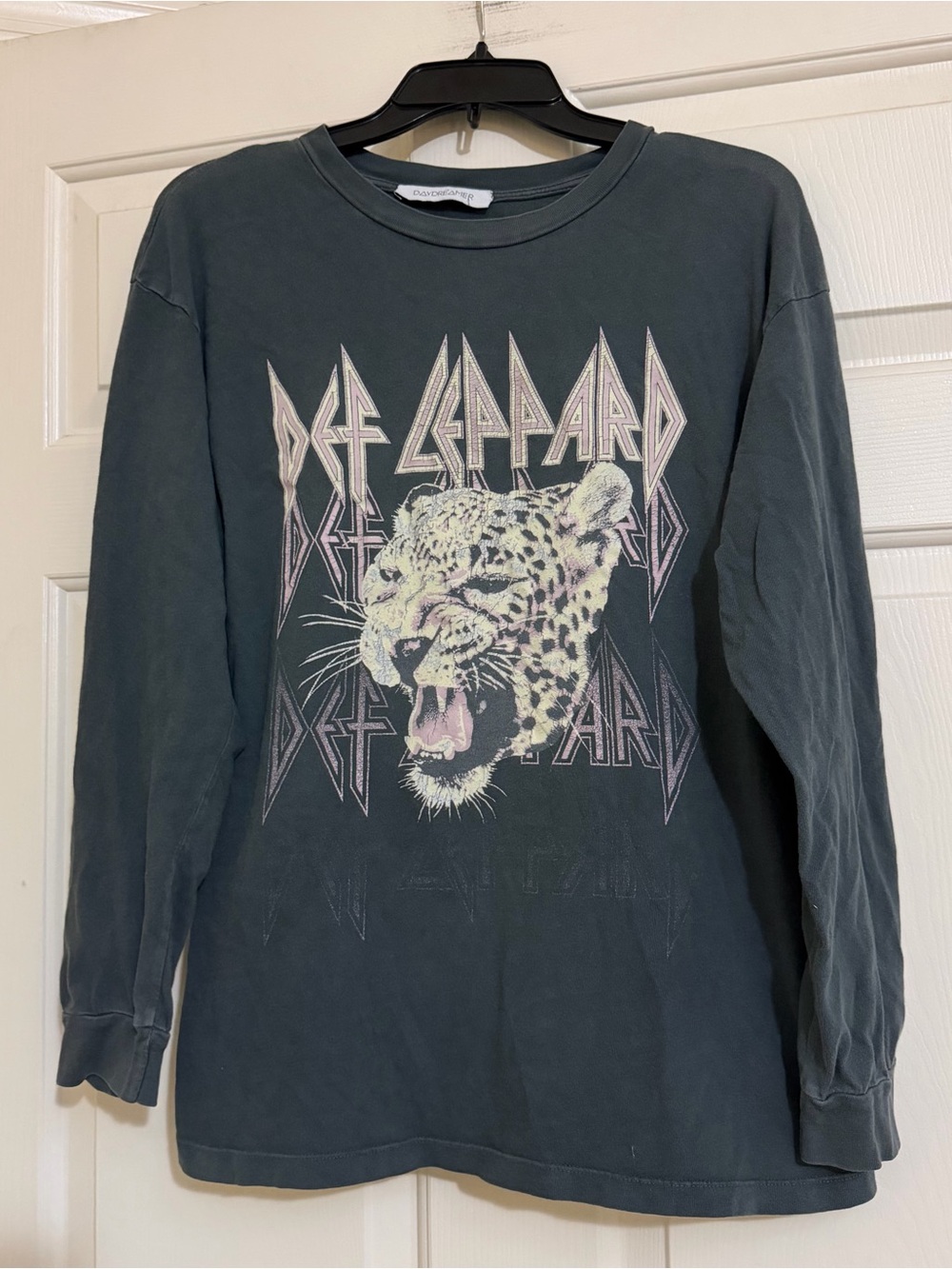 Nordstrom Daydreamer Def Leppard Long Sleeve Tee Size Medium M